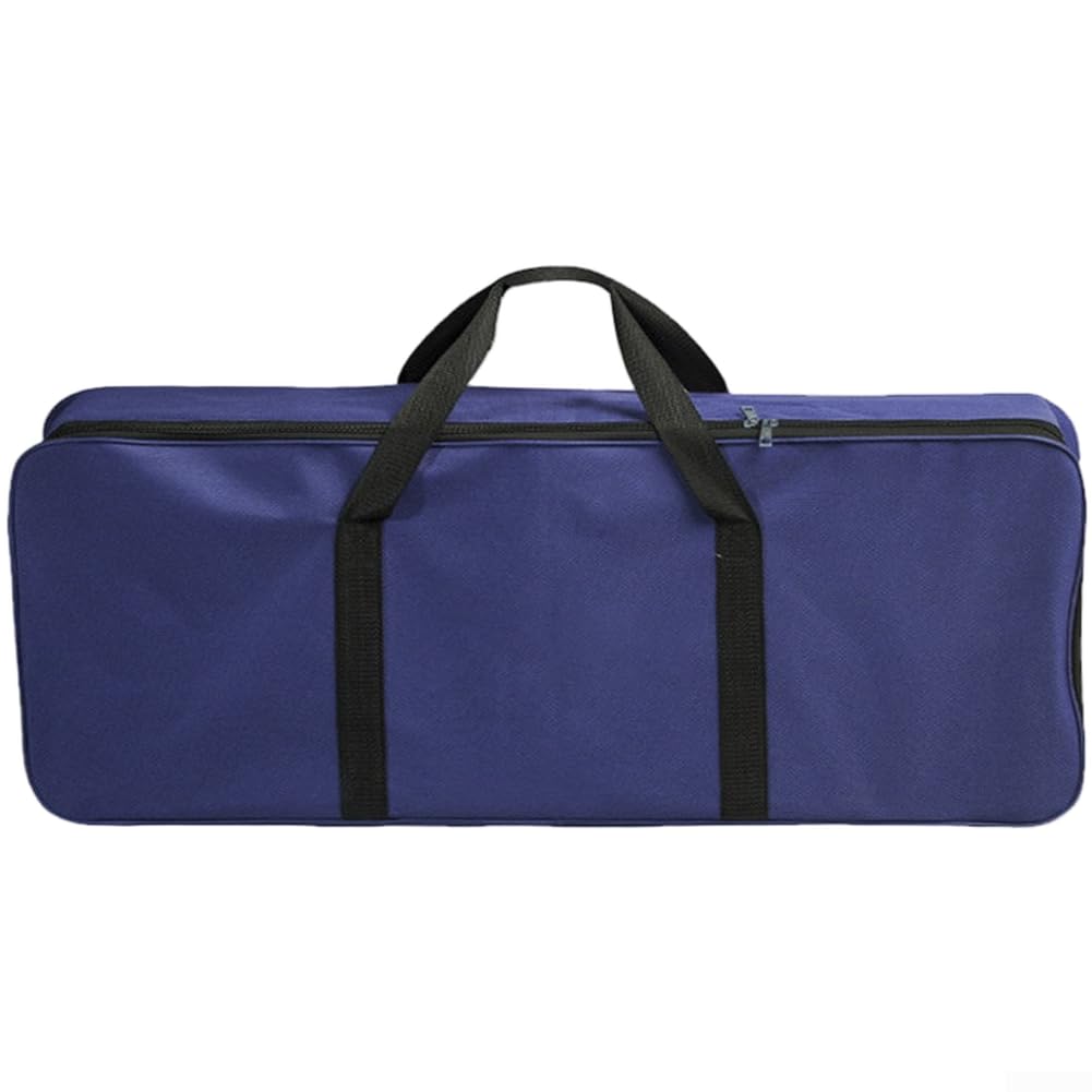 Portable Grill Storage Bag for Outdoor Camping, Waterproof Oxford Cloth Carry Case with Handle for Barbecue Tools and Accessories, Large Capacity Organizer 80x34.5x15cm(80CM)