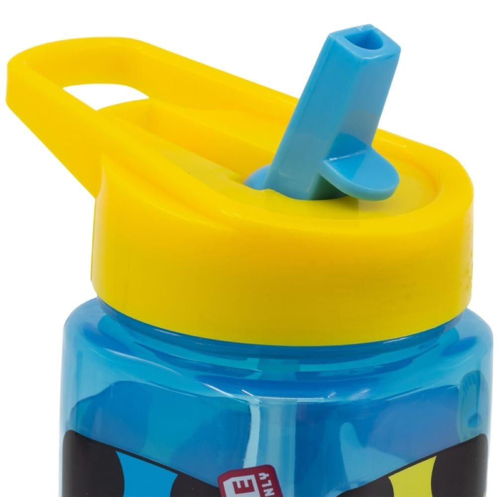 Mickey Reusable Square Water Bottle Drink Bottle with built-in handle for Easy Carry School Lunch Kids Childrens 510ml BPA free Plastic (Mickey) - Image 4