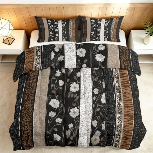 Couette 140x200 douce et réversible aux motifs abstraits