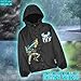 Get Trend Fortnite Rain Coat for Boys, Teens Hooded Raincoat with Fleece Lining and Pockets for School, Travel, Gamer Gifts for Boys (9-10 Years, Fortnite Fleece Lining)