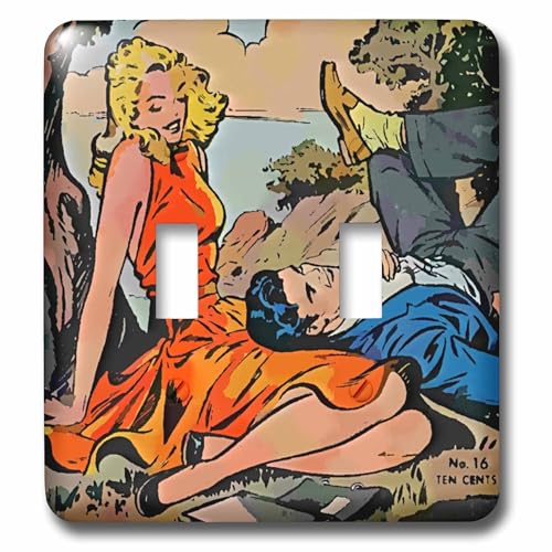 Interruptor romantic comic book multicolor lsp_26062_2 para decoración de pared 2