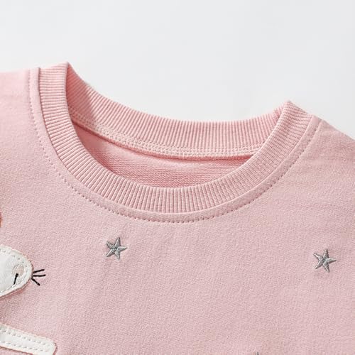 Youlebao Little Girls Short Sleeve Dresses Cotton Casual Clothing3