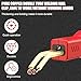 Sandfren Car Plastic Welder, Vehicle Plastic Bumper Crack Repair Welder Gun Kit, 200PCS 4 Types Portable Automotive Hot Welding Staplers with Carry Case, Universal for SUV RV Truck