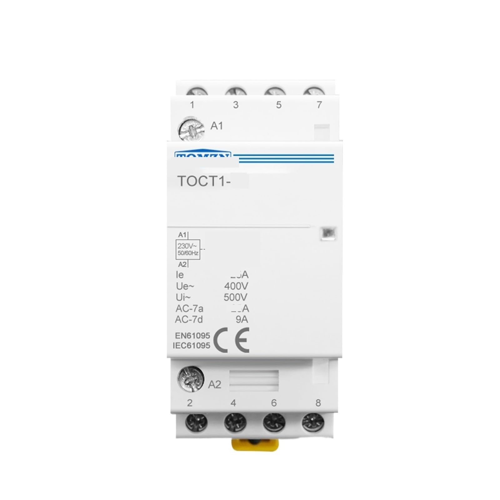 Contacteur modulaire AC 4NO pour piloter le chauffage au sol et le chauffe-eau