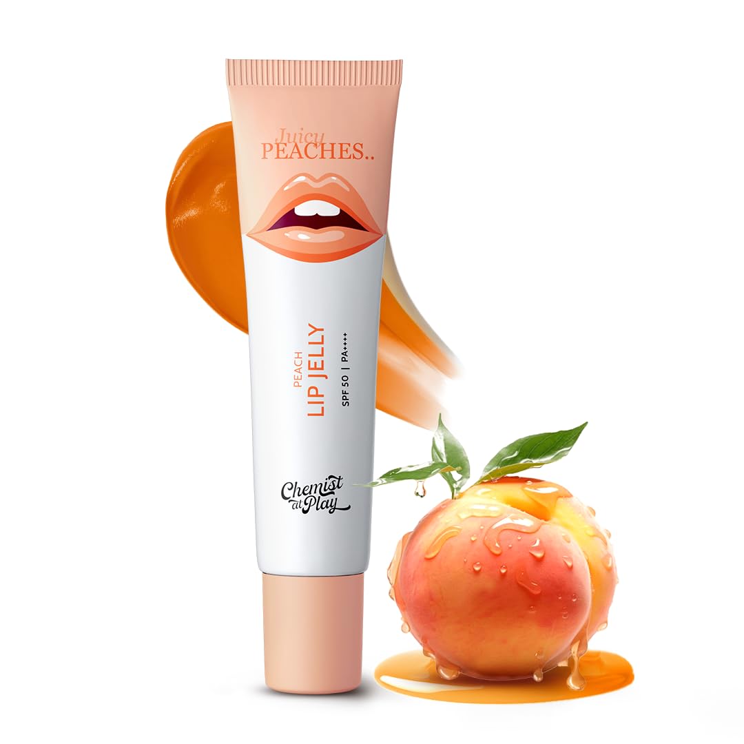 Chemist At Play Peach Tinted Lip Balm for Dark, Dry, Chapped and Pigmented Lips| Gives 24 hours moisturization| SPF 50 PA++++| Has 2% Kojic Acid, Hyaluronic Acid, ceramides & Peptides| 10gms-image-48