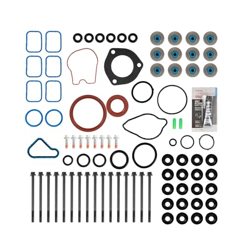 Image of KAX Engine Cylinder Head Gasket Set Compatible with Jeep Liberty 2002-2005, Grand Cherokee 2005, Dodge Dakota Durango 2004-2005, Ram 1500 2002-2005 3.7L, Head Gasket Kit, OE# HS26229PT, ES71129-1