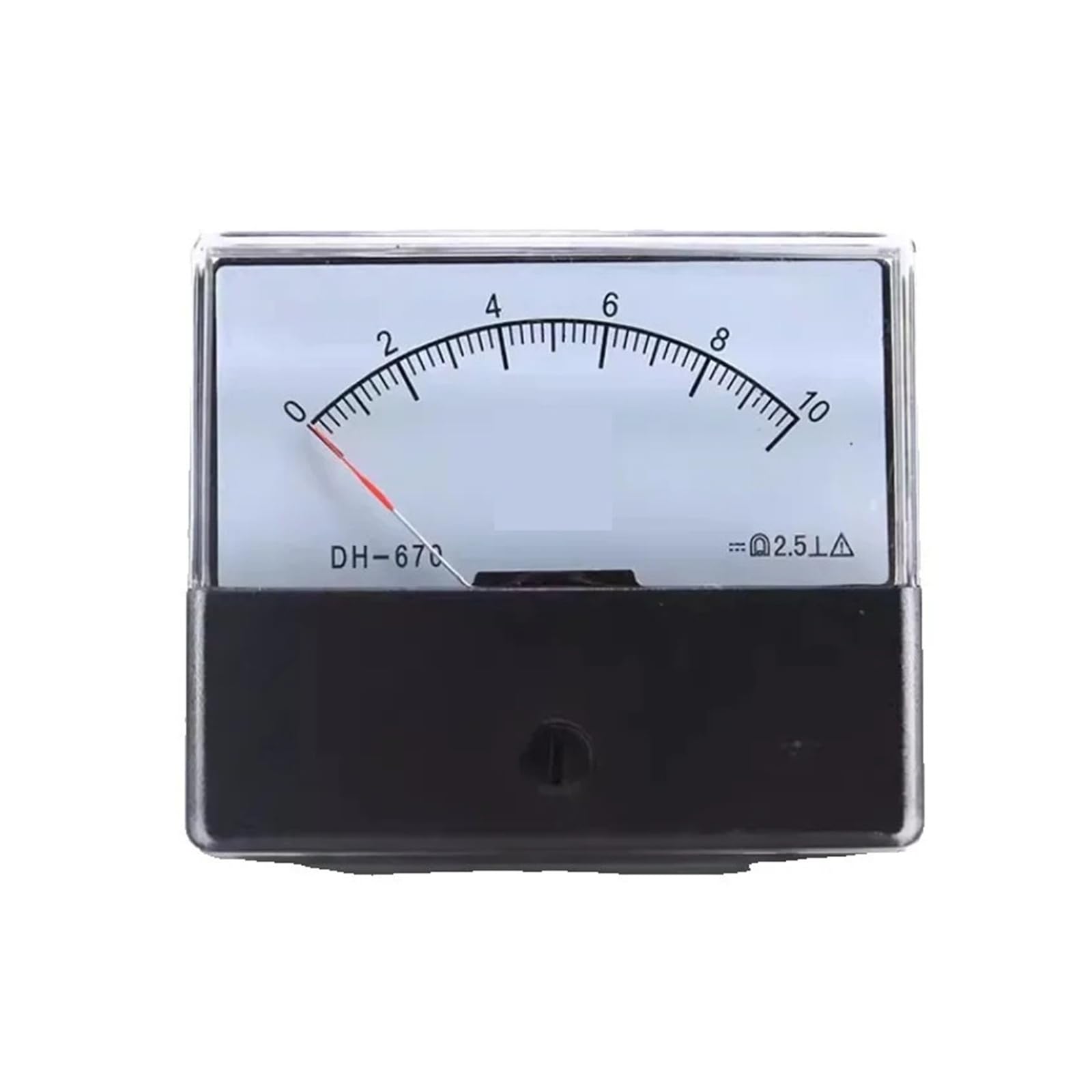 Voltmetre DC analogique DH-670 de 0-500V mesurant la tension electrique