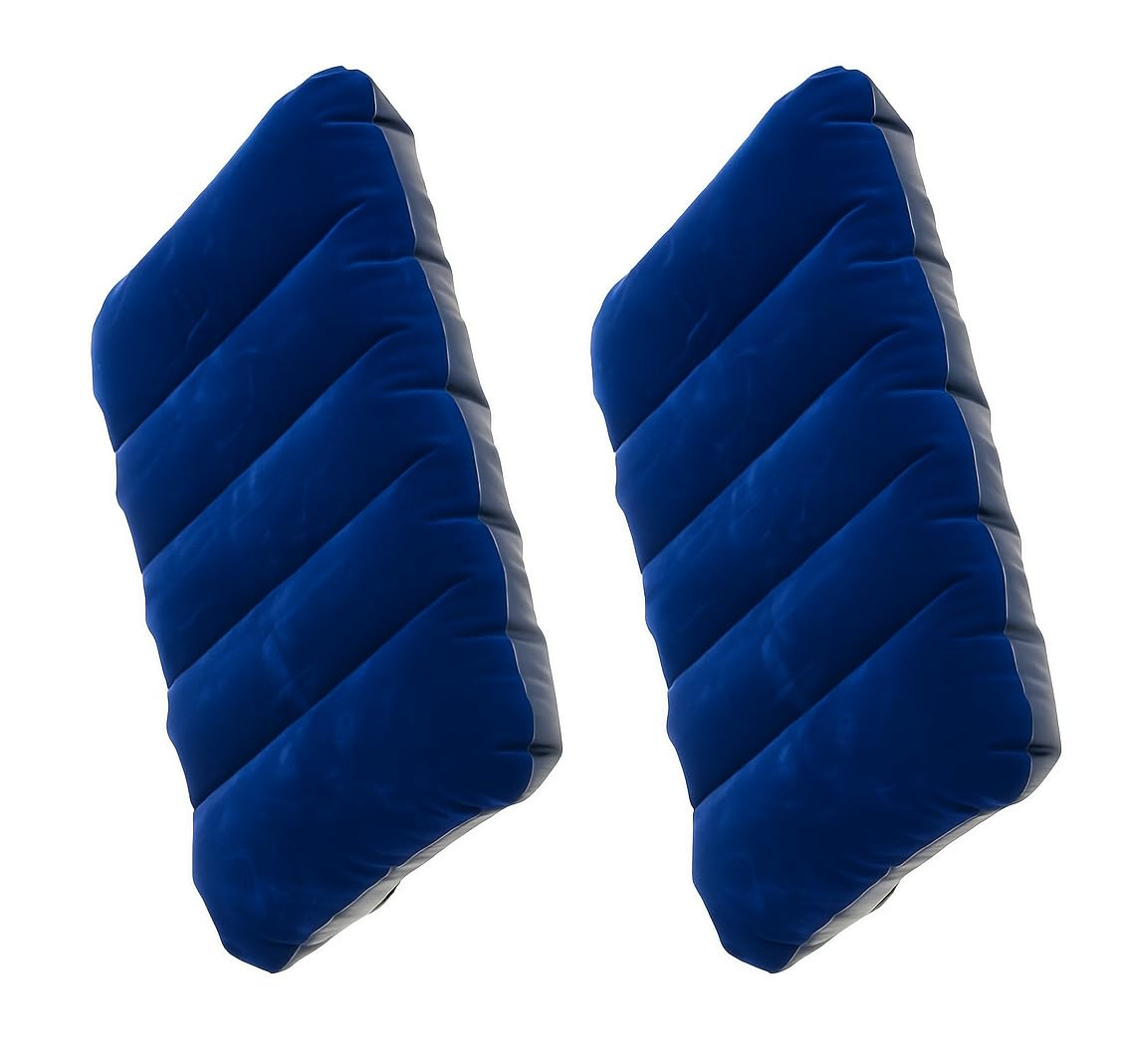 Inflatable Velvet Travel Pillow - Soft & Portable -9