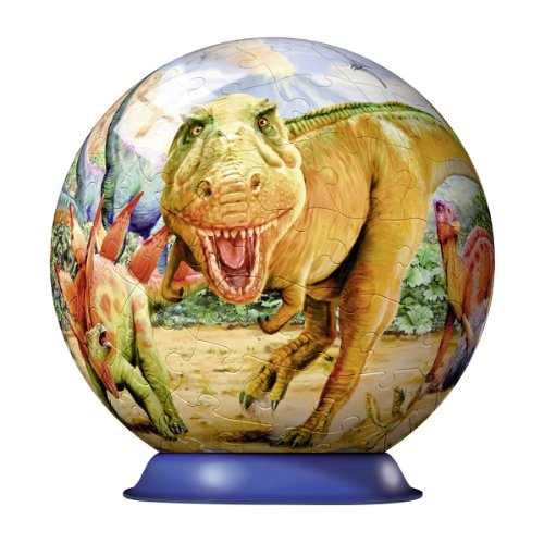 Preisvergleich Produktbild Ravensburger 12206-Dinosaurier-Puzzleball 108 Teile