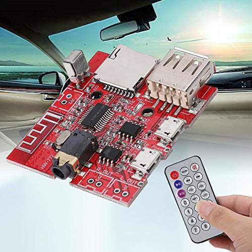 Cuifati 4.1 Decoding Module Circuit Board with Infrared Remote Control Micro USB 5V Decoding Module WAV+APE+FLAC+MP3 Lossless Decoding