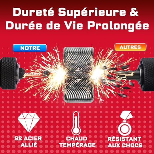 Embouts de vissage magnétiques Geinxurn boîte colorée de 90 pcs - 6
