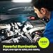 Feit Electric 2ft Rechargeable LED Shop Light, 7.5W, Motion Sensor, Magnetic & Flush Mount, 4000K Cool White, 1000 Lumens, No-Humming Utility Light for Garage & Workshop, SHOP2/840/50/MOT/BAT