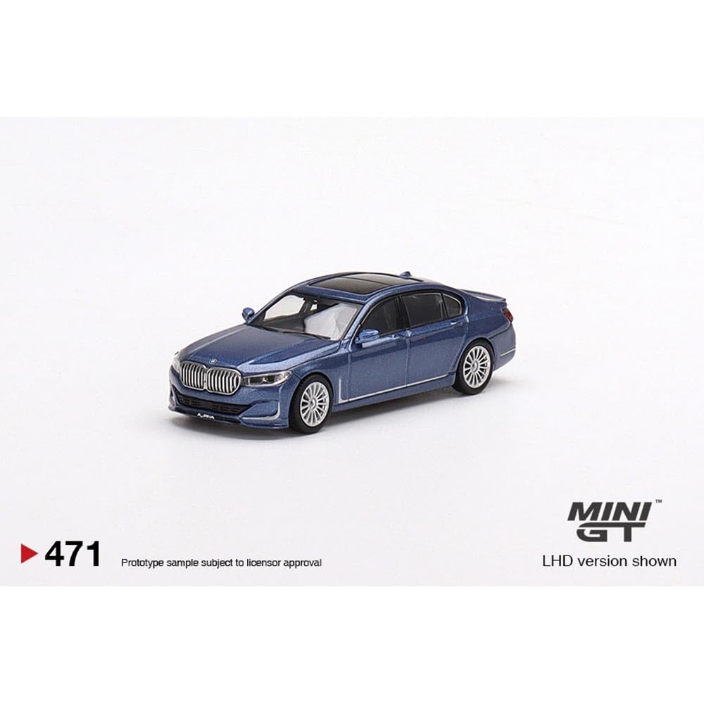 Mini Gt 471 1:64 BMW Alpina B7 xDrive Alpina Metalik Mavi Model