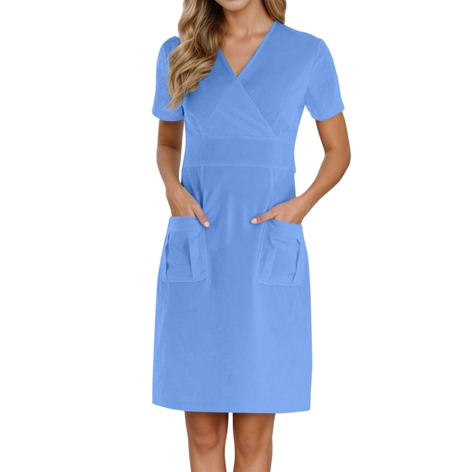 Robe de travail courte fluide pour rester confortable en visioconférence