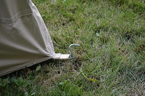 Carpa inflable para camping 9.8x13ft con ventana 3D y bomba manual miniatura 7