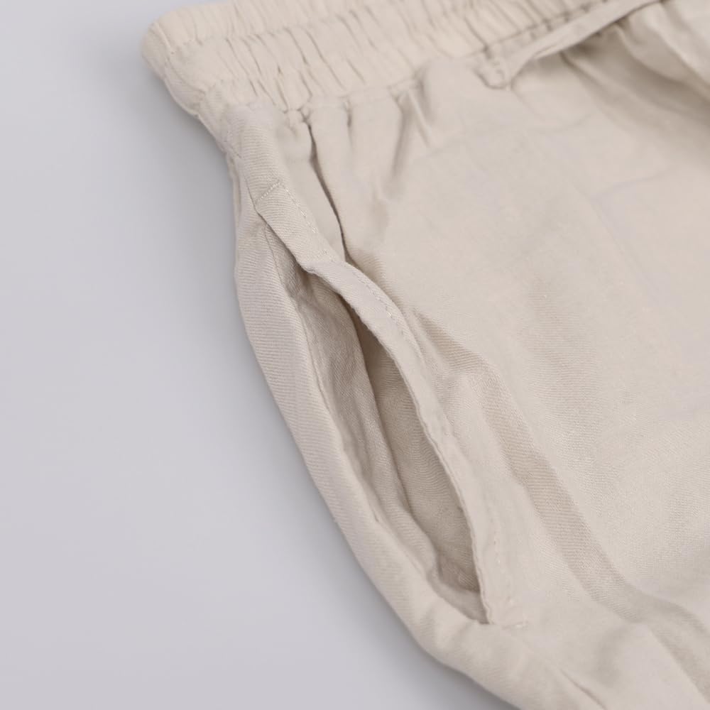 Uomo O Donna Casuale 100% Cotone Pantaloni per Lo Yoga Pantaloni Spiaggia Indossare