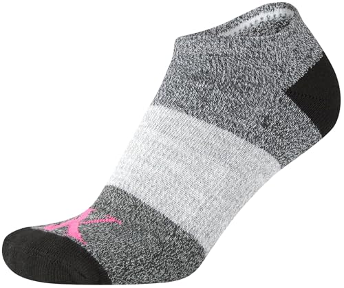 Image of Calvin Klein Womens No Show Socks - 6 Pack Breathable Cotton Blend Athletic Performance Low Cut Running Socks for Women
