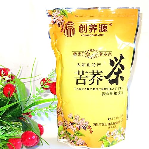 500g Bolsa De Tea Tártaro De Trigo Sarraceno Ligeramente Amargo Original Y Perfumado De China Alivia El Calor Tea De Flores Orgánico Natural Alimento Verde Sin Aditivos Té De Hierbas
