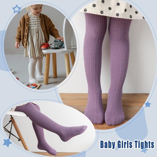 Baby Toddler Cable Knit Tights for Girls Leggings Stockings Thick Tights Kids Winter Pantyhose Mallas Para Niñas3