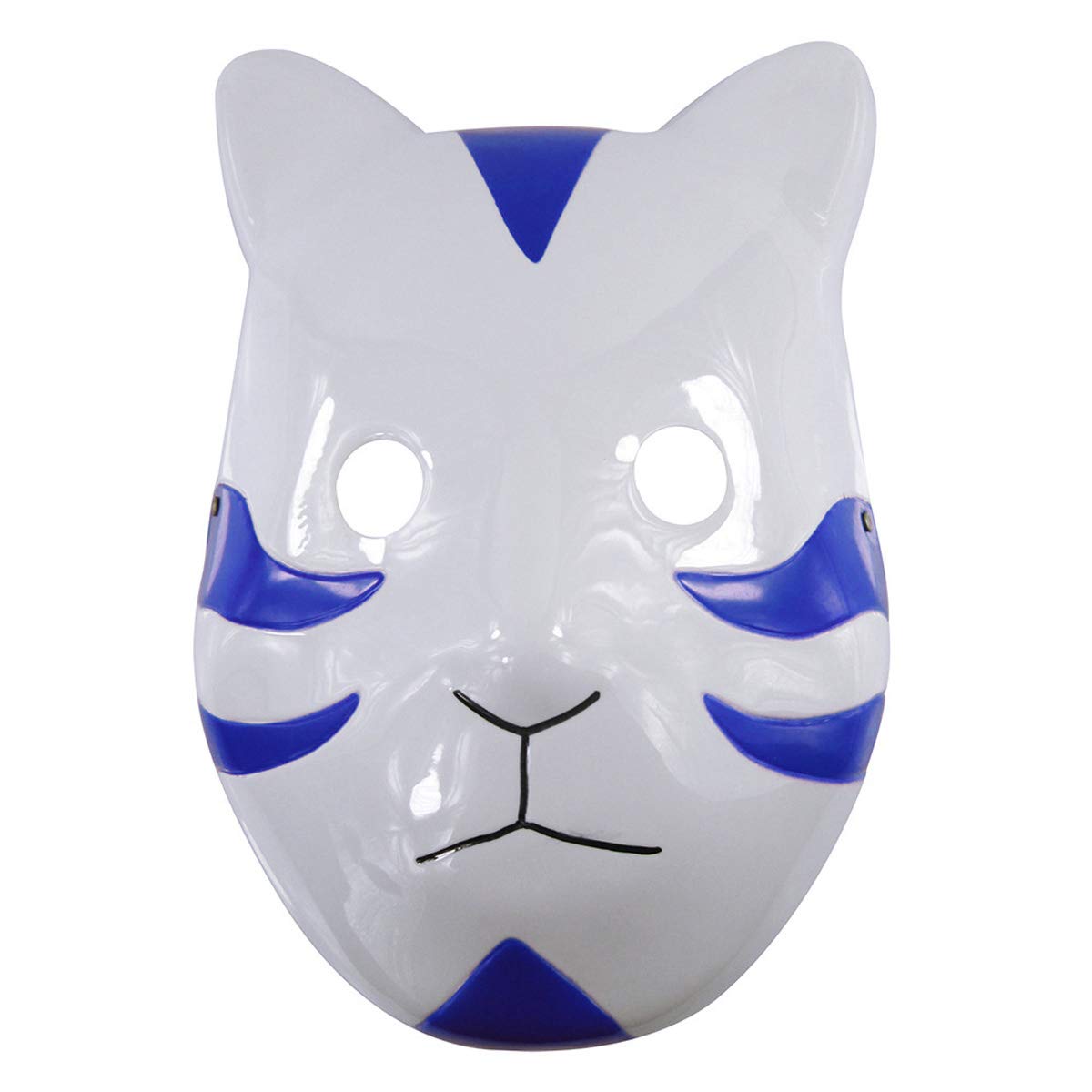 Ninja Shippuuden ANBU Anime Cosplay Mask Black Ops Mask Halloween Party Prop Mask (Blue)