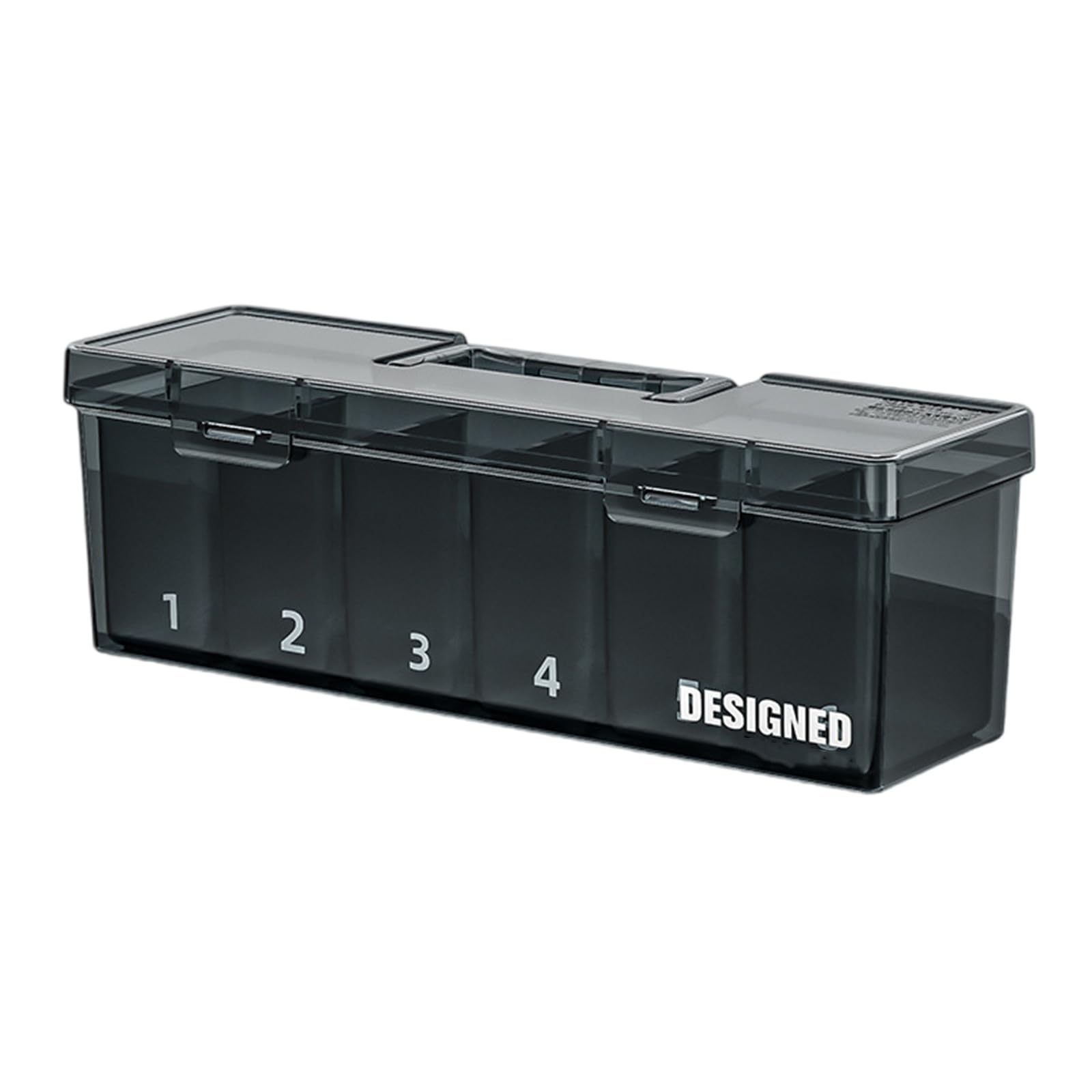 Rgybao Lightweight Secure Tool Container Box Organizers Case Designed For Storing Electronic Spare Parts And Tiny Workshop Items Clear Box