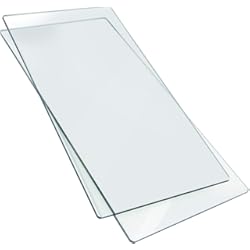 Placas De Plastico Imitacion Teja Sizzix, Planchas para estampar en tejido, Transparente, 37 x 15.5 x 0.7cm