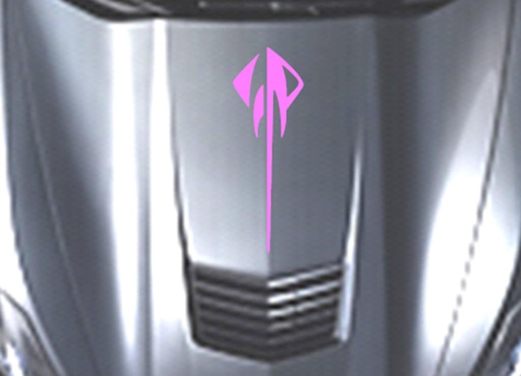 Clausen's World Stingray Hood Decal Vinyl Graphics 28 Inch, Fits Chevy Corvette C7, Red