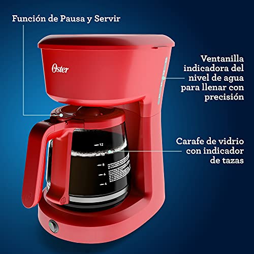 Catálogo para Comprar On-line Cafetera Oster Roja 4 Tazas los mejores 5. 10 Cafetera Oster Roja 4 Tazas marca Oster (3)