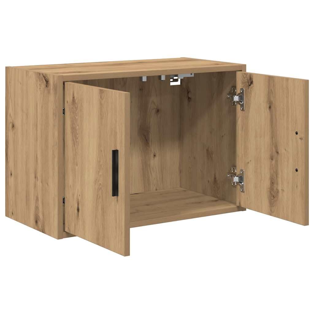 vidaXL Garagen-Wandschrank Artisan-Eiche, Lager- und Aufbewahrungsschrank