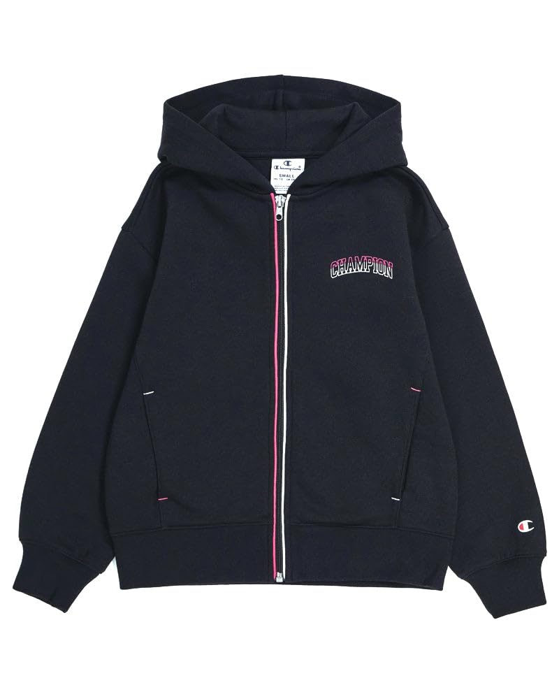 Champion Legacy Color Punch G-Ultralight Powerblend Fleece Full Zip Felpa con Cappuccio Bambine e Ragazze
