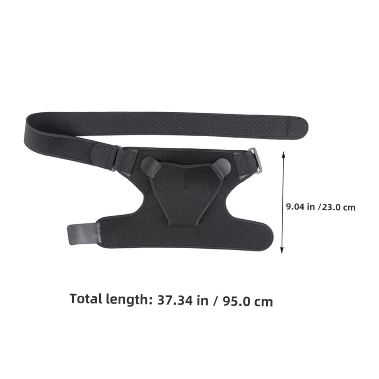 ORFOFE Adjustable Fitness Shoulder Support Sleeve for Weightlifting Thermal Compression Protector for Muscle Strain Prevention and Durable and Breathable