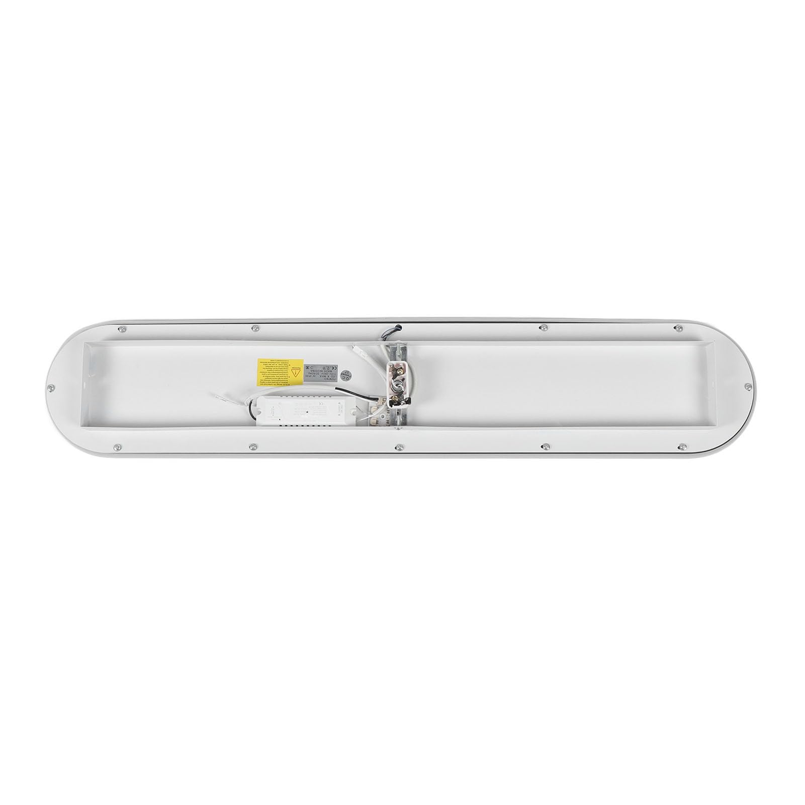 Topiky Linear Ceiling Light Fixture with Long Lifespan | Funkcja pamięci wliczona w cenę, Wysoka efektywność energetyczna, Prosty w instalacji, Idealny do pralni