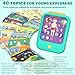 Kids Learning Tablet Educational Learning Pad for Toddlers 2-5 to Learn Alphabets, Numbers, Foods, Time, Music, Talking Cards for Toddlers，Learning Educational Toy Kids Gifts