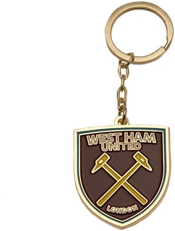 West Ham United FC Keyring One Size Brown