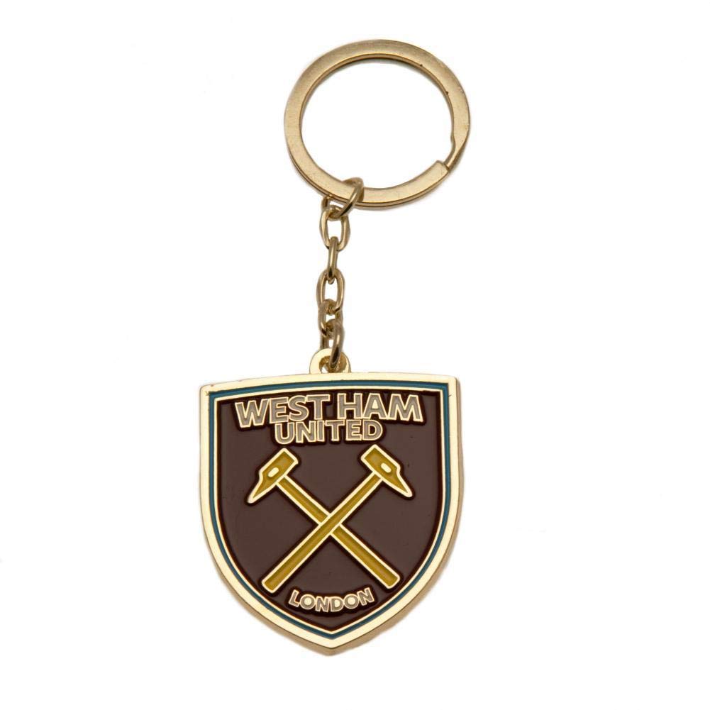West Ham United FC Keyring (One Size) (Brown)