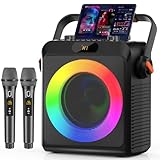 【Soporte para sistema estéreo inalámbrico TWS】Doble la diversión conectando dos altavoces karaoke juntos para obtener un verdadero sonido estéreo que ofrece una experiencia de audio envolvente. Es como estar en un concierto en vivo, pero mejor porque tienes el control.