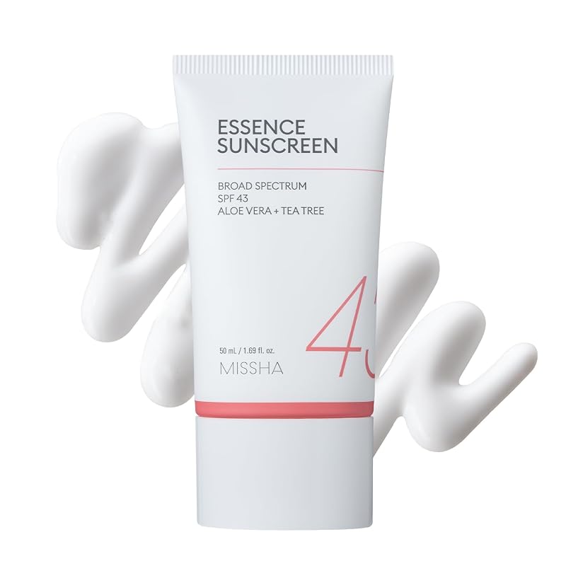 Protetor solar facial MISSHA All Around Essence FPS 43, 50 mL