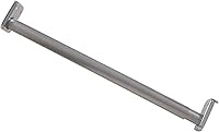 Hillman 852652 Adjustable Closet Rod 30-48 Inch 1-Inch Diameter Zinc Plated Steel - Durable Storage Solution