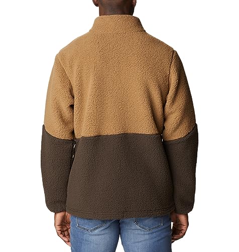 Columbia Men's Mountainside Heavyweight Fleece, Delta/Cordovan/Ancient Fossil, Large2