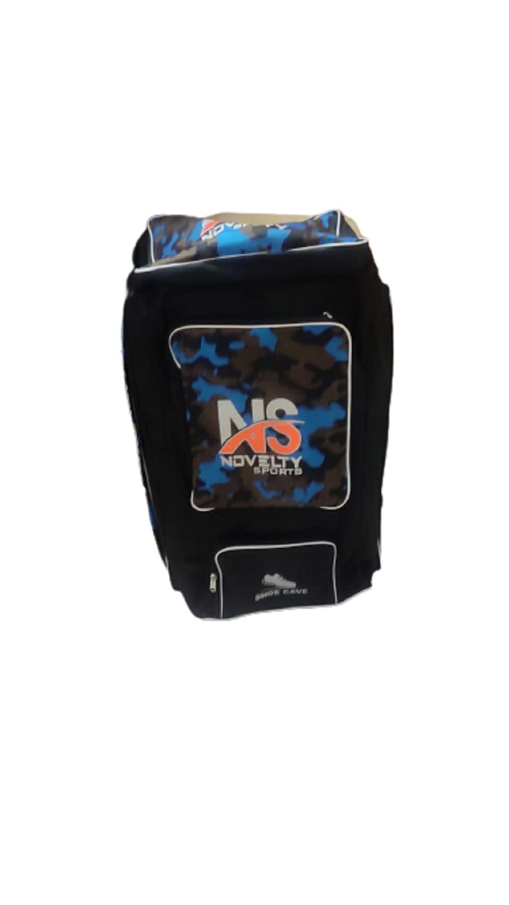 Novelty Sports Cricket KitBags Material, Large Size (Duffel, Black/Blue/Orange)-image-21