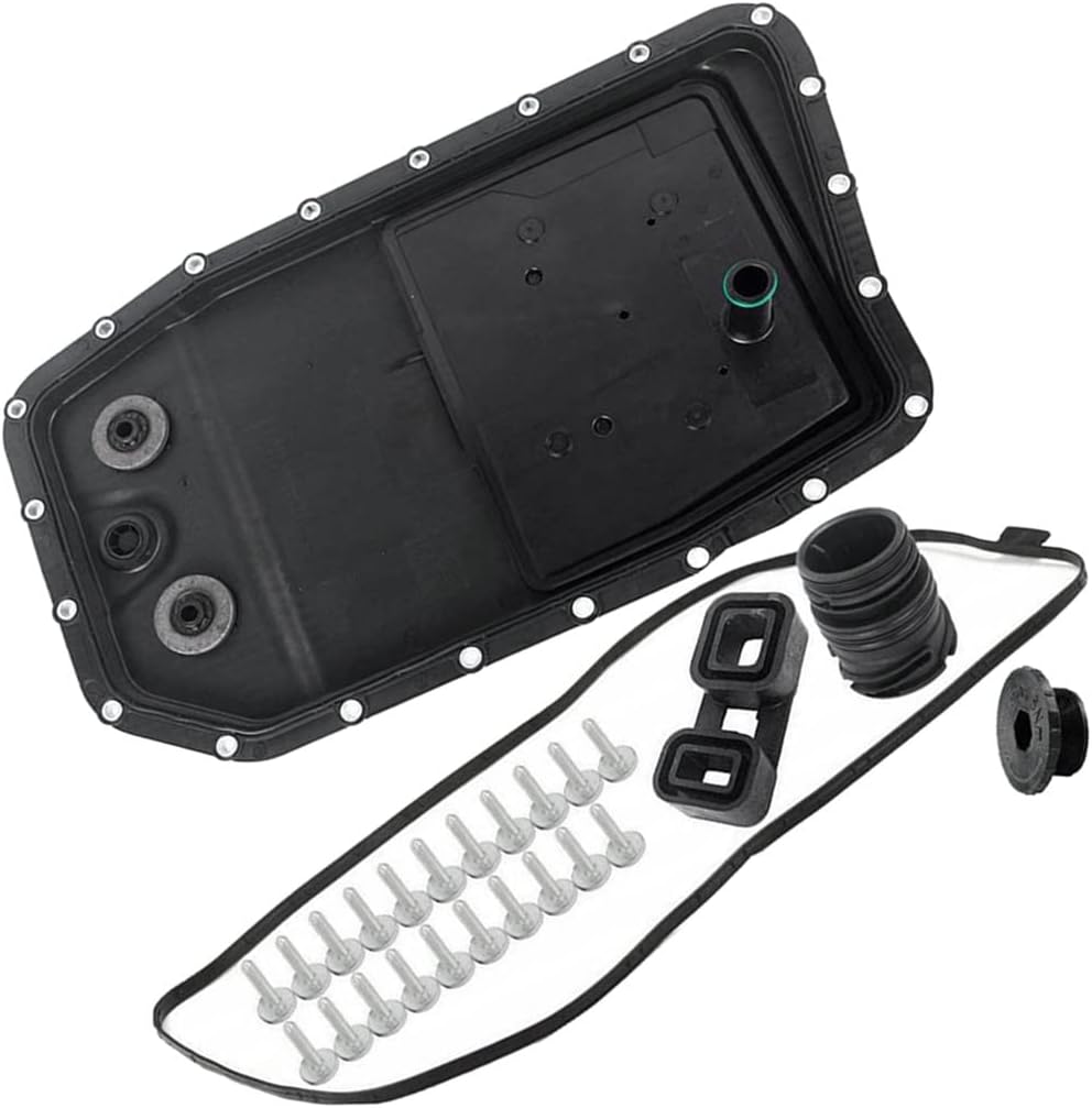 6HP26 24117571227 Auto Transmission Oil Pan W/Filter& Gasket & Screw O-Ring Adaptor Replacement for ZF BM,W Jagua-r Land Rove-r