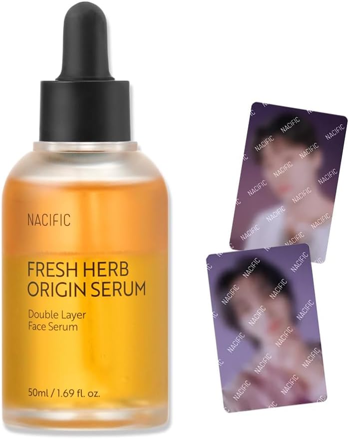 Nacific x ATEEZ Fresh Herb Origin Serum with Photocards (random) by KOSBEAUTY
