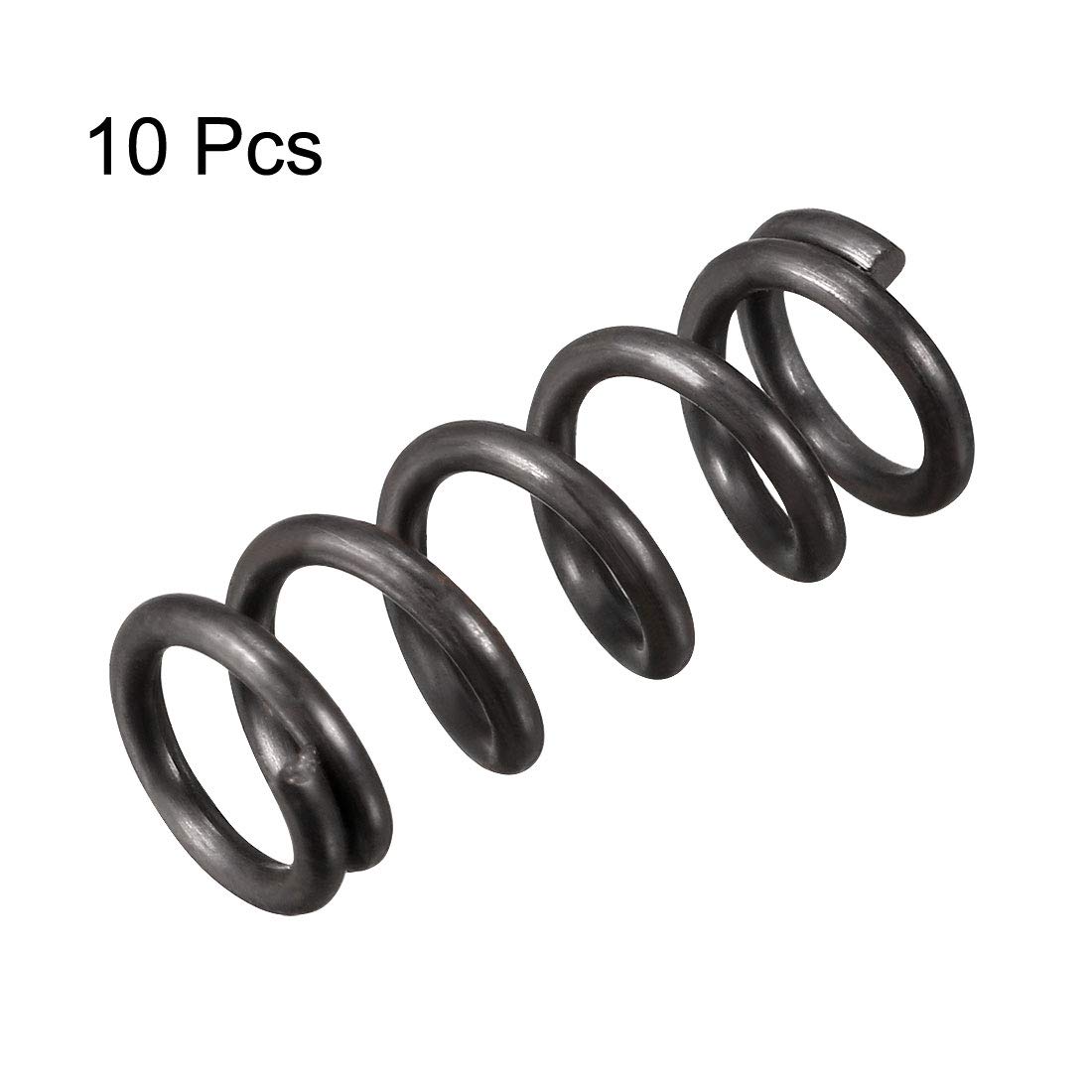 10 Pièces Diamètre Du Fil: 0.6/0.7mm, Ressort De Compression De Rappel En Acier à Ressort 65Mn, Diamètre: 3-12mm, Longueur: 5-50mm