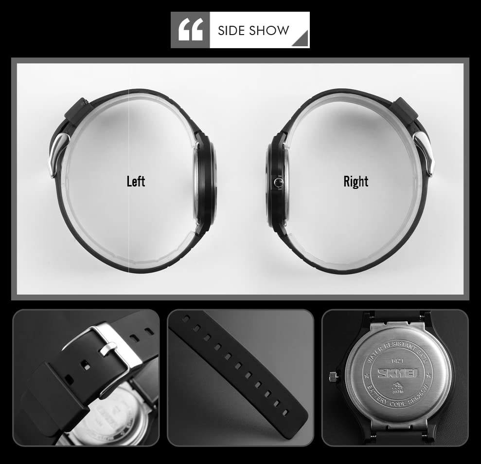 Image of SKMEI Women Waterproof Watch, Wrist Watch for Lady Girls Dress Casual Analog Quartz Watches for Women -1421