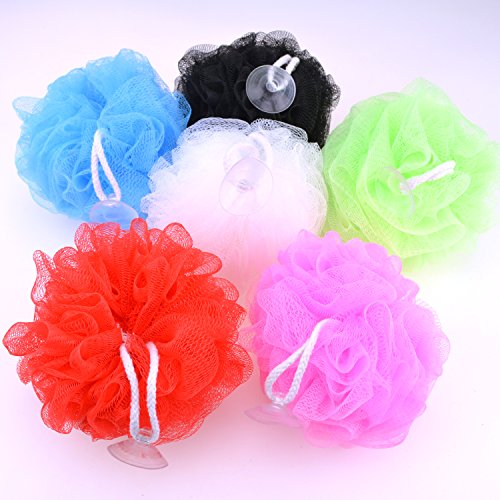 image for Star Brand Long Lasting Bath Sponge 6 Counts | 60g Heavy Bath Mesh Pou