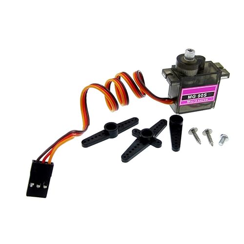 Miniatura 2 de 3 unids MG90S 0.32 oz Servo Motor Micro Metal Gear Compatible con Robot Barco Coche Avión RC Helicóptero