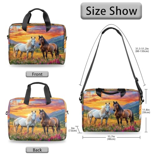 Bolso para portátil con estampado Sunset Mountain 13-16 pulg miniatura 6