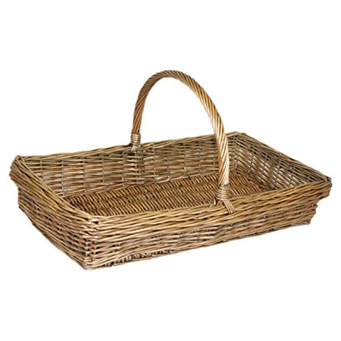 Red Hamper Medium Kew Garden Trug Basket Cover