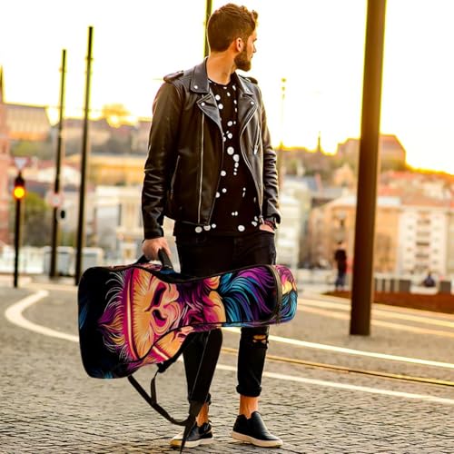Sac pour guitare acoustique imperméable grand format à poches multicolore - 6