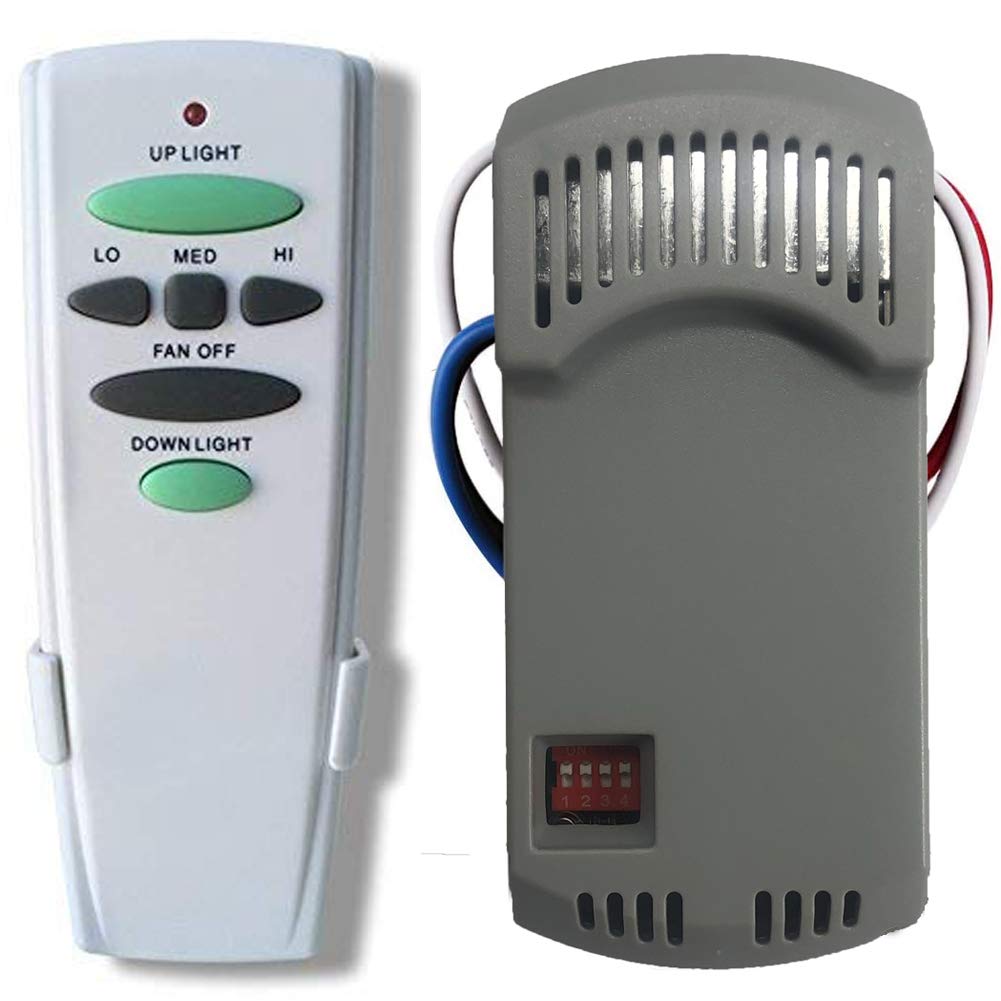 Buy Ceiling Fan Remote Control Kit with Receiver Replaces Hampton Bay